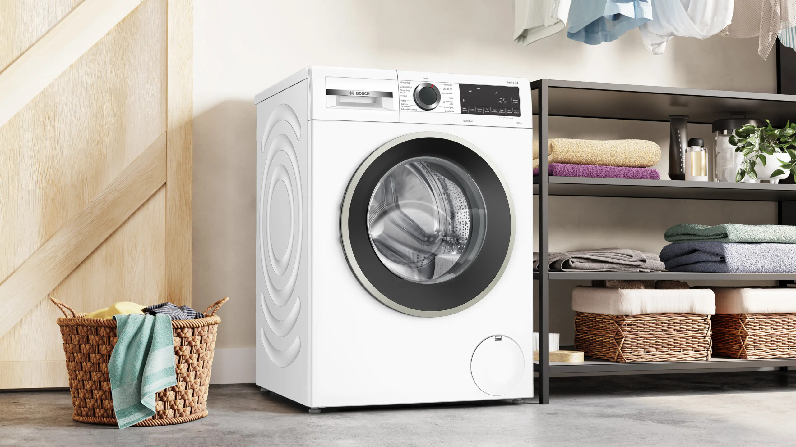 BOSCH ÇAMAŞIR 10KG WGA25202TR BOSCH ÇAMAŞIR MAKİNESİ 1200 DEVİR 10KG WGA25202TR - Görsel 1