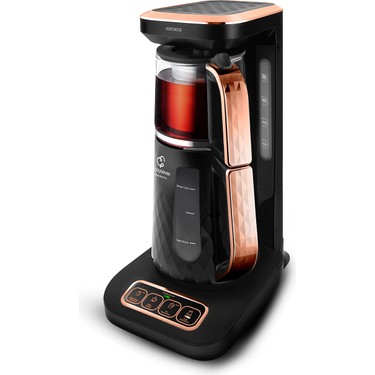KARACA ÇAYSEVER ROBOTEA PRO QUARTZ 4 İN 1 KONUŞAN ÇAY MAKİNESİ-BAKIR