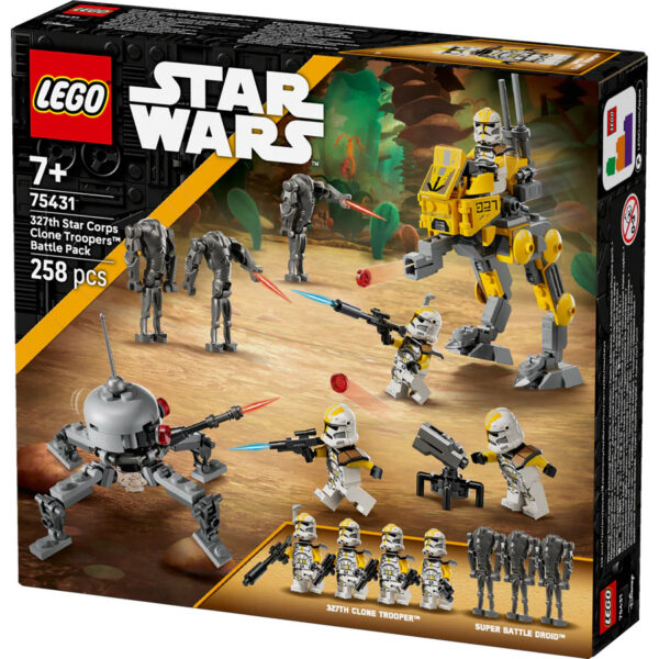 LEGO OYUNCAK STAR WARS 327. STAR CORPS KLON TROOPER SAVAŞ PAKETİ 75431