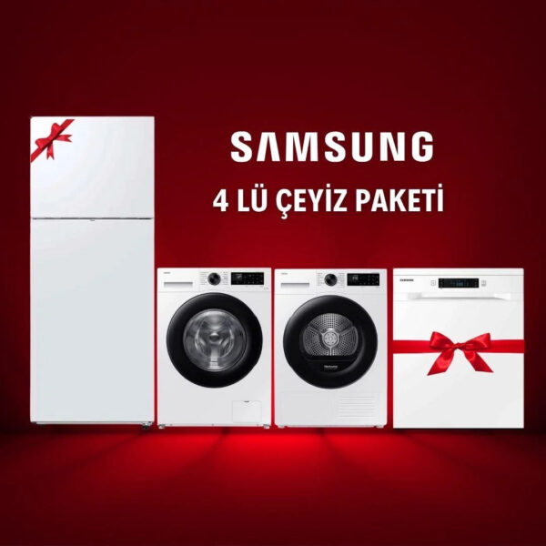 SAMSUNG BEYAZEŞYA 4LÜ ÇEYİZ PAKETİ
