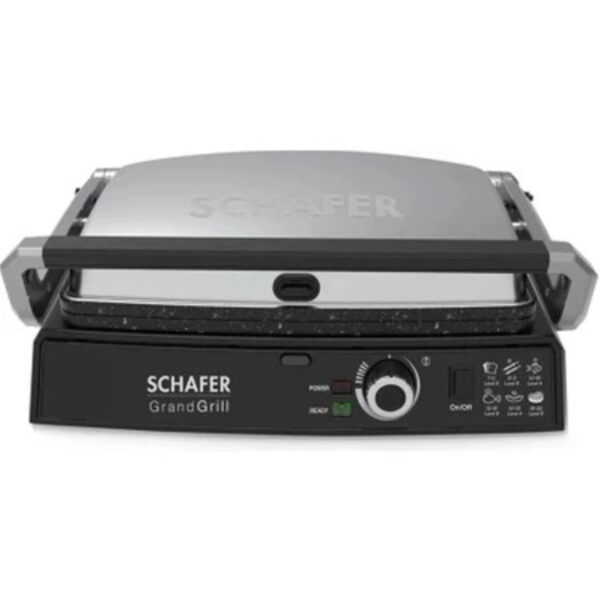 SCHAFER TOST MAKİNESİ GRANİT GRİLL-INOX