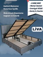 İMA İPEKSİ 150*200 ÇİFT KİŞİLİK BAZA+YATAK+BAŞLIK - Görsel 2