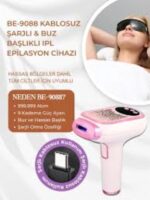 BRİGHT EPİLASYON LAZER BE-9088 IPL EPİLASYON CİHAZI 999.999 ATIM KABLOSUZ ŞARJLI - Görsel 3
