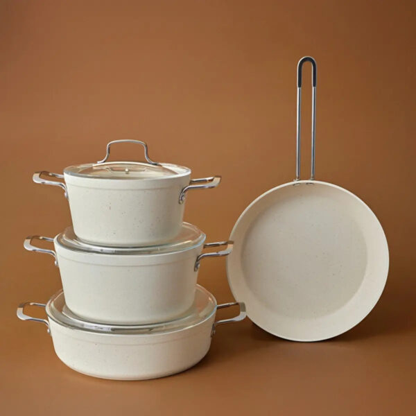 EMSAN TENCERE TAKIMI BİOGRANİT STONE-7 WHITE