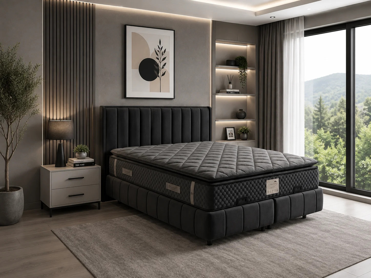 HİPNOZ YATAK İMA İPEKSİ ÇİFT KİŞİLİK YATAK 150*200-HİPNOZ - Görsel 1