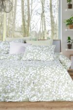 İYİ GECELER İSTANBUL NEVRESİM TAKIMI ÇİFT KİŞİLİK FLOWERY-YEŞİL